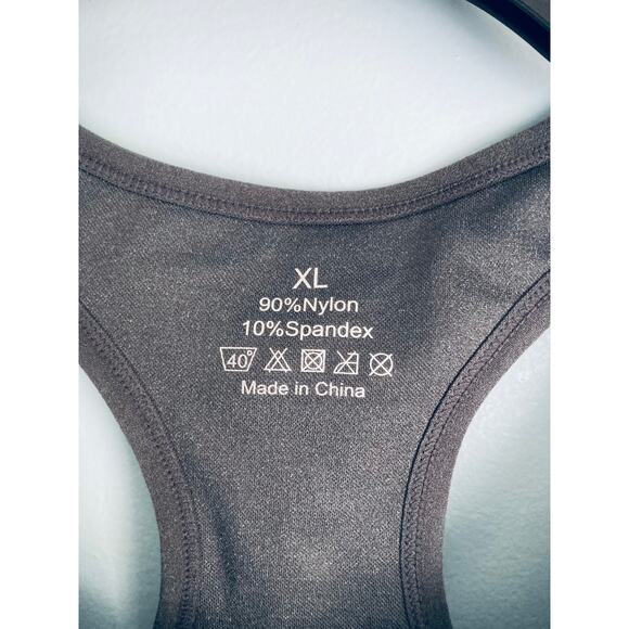 Baomosi Sports Bra XL NWT Turquoise and Gray - Picture 2 of 5